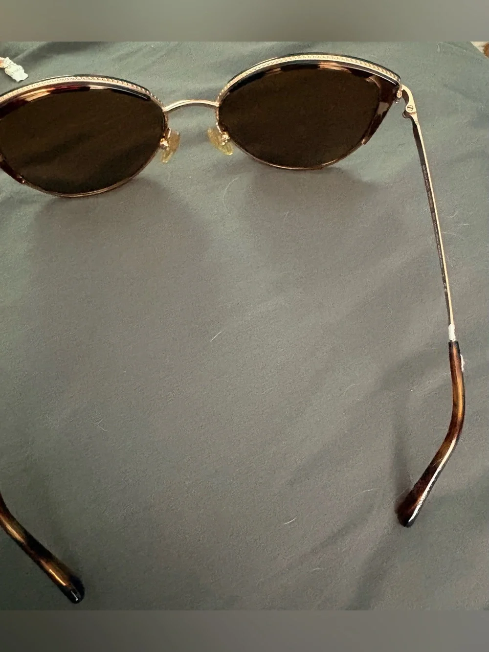 Michael Kors Women’s Tortoise & Rose Gold Cat Eye Sunglasses
